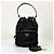 Prada Bolso Bucket de Nylon con Logo Triangular y Cordón Negro - vista 8
