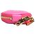 Dolce & Gabbana Airpod-Case aus rosa Lammleder mit geprägtem Logo - Ansicht 3