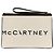 Stella Mc Cartney Clutch in cotone beige - vista 2