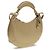 Chloé Borsa a tracolla Bos Taurus in pelle di vitello beige - vista 3