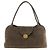 Versace Borsa a tracolla in vitello marrone