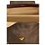 Versace Borsa a tracolla in vitello marrone - vista 4