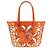 Dolce & Gabbana Orange Baumwoll-Tote-Bag