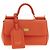 Dolce & Gabbana Borsa in pelle di vitello arancione