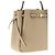 Tory Burch Bolsa de couro de vaca bege - vista 3