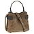 Brunello Cucinelli Borsa in pelle di vitello marrone - vista 2