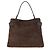 Brunello Cucinelli Borsa in pelle di vitello marrone