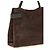 Brunello Cucinelli Borsa in pelle di vitello marrone - vista 3