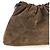 Brunello Cucinelli Clutch in pelle di vitello marrone - vista 3