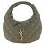 Autre Marque Graue Lammleder-Handtasche