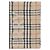 Sciarpa Burberry Check in lana e seta beige