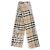 Sciarpa Burberry Check in lana e seta beige - vista 2