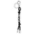 Prada Black Recycled Polyamide Keychain