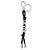 Prada Black Recycled Polyamide Keychain - view 2