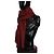 Dolce & Gabbana Sciarpa Wrap DG Crown in Cashmere e Seta Rossa con Frange - vista 2
