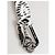 Dolce & Gabbana Black White Polyester Tape String DG Logo Keychain Keyring - view 2