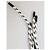 Dolce & Gabbana Black White Polyester Tape String DG Logo Keychain Keyring - view 3