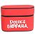 Dolce & Gabbana Custodia Airpods da uomo in PVC rosso con logo DG embossed e supporto a ribalta