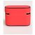 Dolce & Gabbana Custodia Airpods da uomo in PVC rosso con logo DG embossed e supporto a ribalta - vista 3