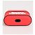 Dolce & Gabbana Custodia Airpods da uomo in PVC rosso con logo DG embossed e supporto a ribalta - vista 4