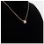 Hermès Collana da donna con catena in oro rosa e mini pendente - vista 4