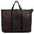 Louis Vuitton Borsa tote e a tracolla da uomo Monogram Macassar Weekend GM