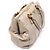 Prada Borsa Tote Frame Lock in pelle di vitello morbida Grigio POMICE - vista 2