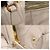 Prada Borsa Tote Frame Lock in pelle di vitello morbida Grigio POMICE - vista 6