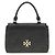 Tory Burch Cartera Bos Taurus de piel de becerro negra