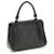 Tory Burch Cartera Bos Taurus de piel de becerro negra - vista 3