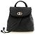 Gucci Schwarzer Lammleder-Rucksack