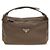 Prada Borsa in poliammide riciclata marrone