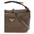 Prada Borsa in poliammide riciclata marrone - vista 4