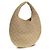 Autre Marque Borsa a tracolla in rafia beige - vista 3
