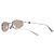 Balenciaga Lunettes de soleil en métal argenté - vue 3