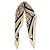 Sciarpa di seta Burberry Check con Knight Stamp Beige - vista 2