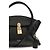 Balmain Borsa Bos Taurus in pelle di vitello nera - vista 4