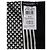 Dolce & Gabbana Sciarpa foulard in seta geometrica bianco e nero - vista 4