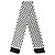 Dolce & Gabbana Sciarpa stola in pizzo a pois bianco e nero con frange - vista 2