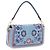 Fendi Borsa a tracolla in cotone blu - vista 2