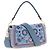 Fendi Borsa a tracolla in cotone blu - vista 3