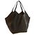 Brunello Cucinelli Borsa tote in pelle di vitello marrone - vista 2