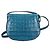 Tom Ford Borsa a tracolla in pelle azzurra - vista 2