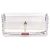 Christian Louboutin Clutch in PVC argento