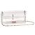 Christian Louboutin Clutch in PVC argento - vista 2
