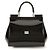 Dolce & Gabbana Borsa Bos Taurus in pelle di vitello nera
