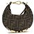 Fendi Borsa a tracolla in poliammide marrone