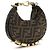 Fendi Borsa a tracolla in poliammide marrone - vista 2