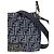 Fendi Borsa a tracolla in cotone blu - vista 4