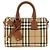 Mini Handbag Burberry Beige Burberry Check
